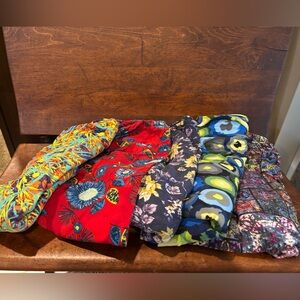 LuLaRoe Set of Leggings - Floral Prints - Tall and Curvy